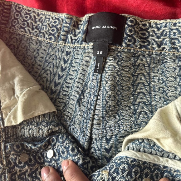 marc jacobs “the washed monogram” jeans - Picture 4 of 4